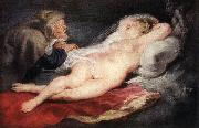 The Hermit and the Sleeping Angelica Peter Paul Rubens